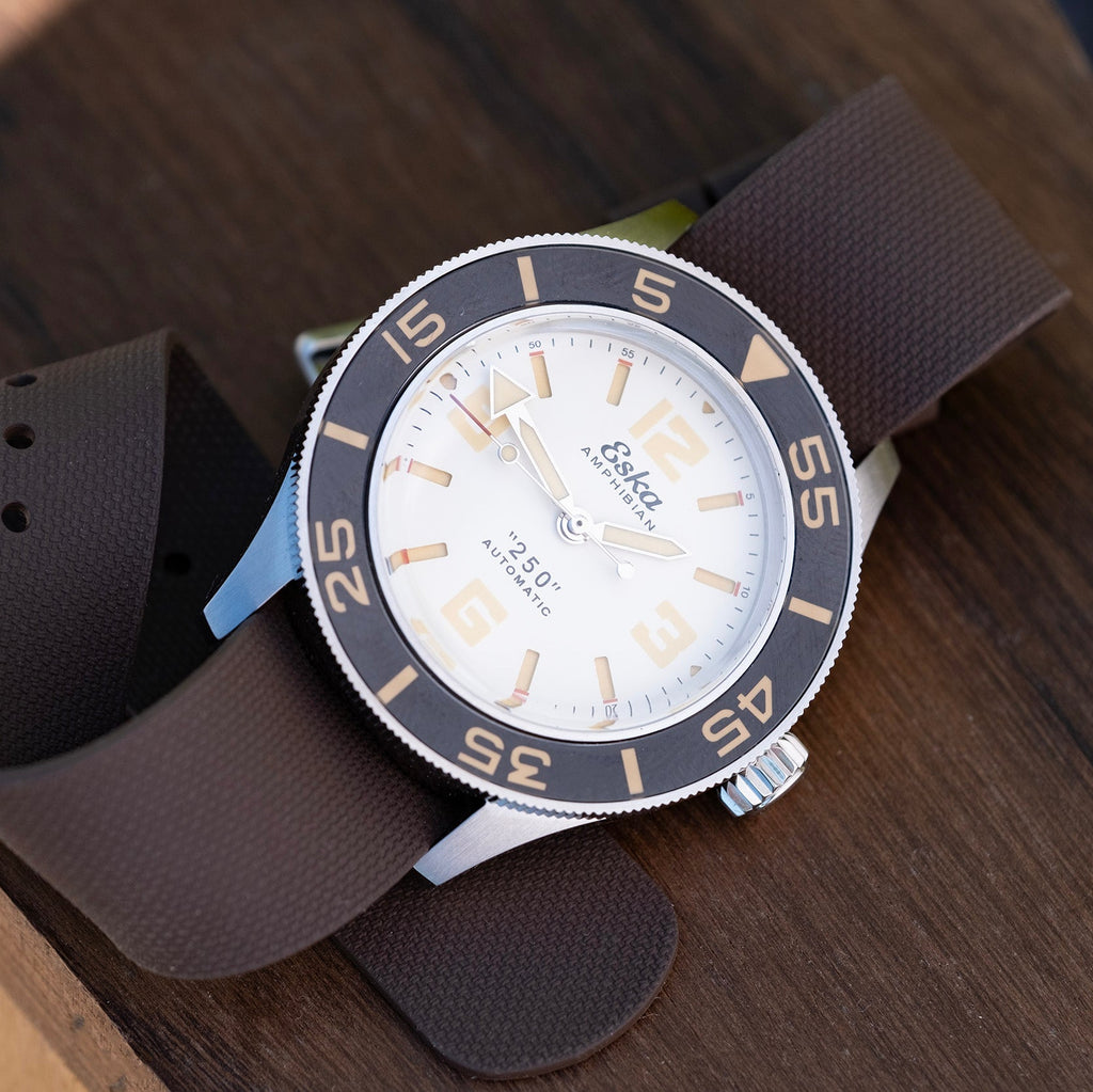 Bracelet FKM une pièce Marron