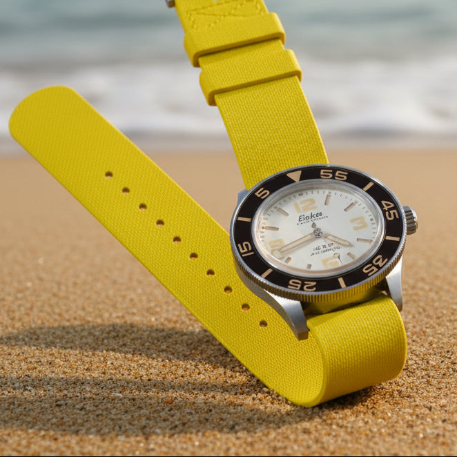 Bracelet FKM une pièce jaune