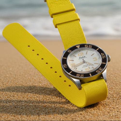 Bracelet FKM une pièce jaune