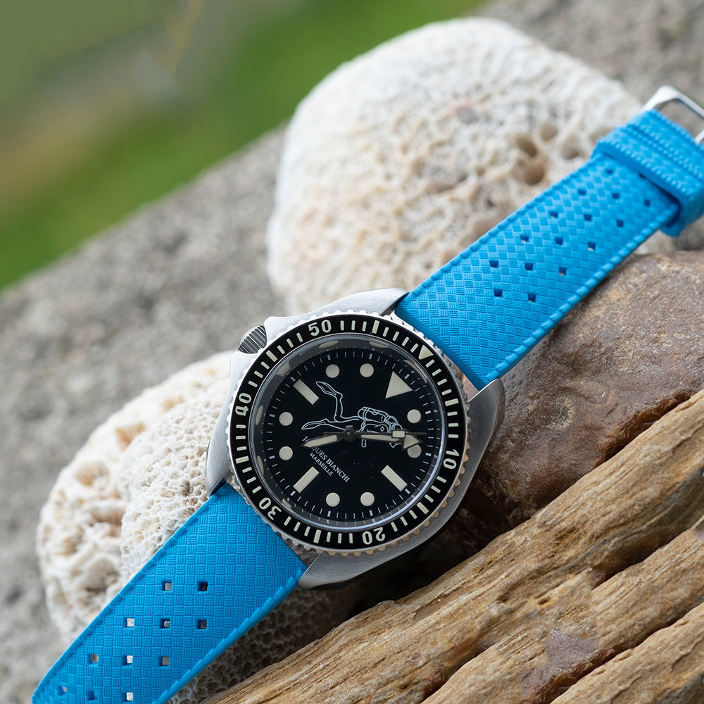 Bracelet tropical bleu azur