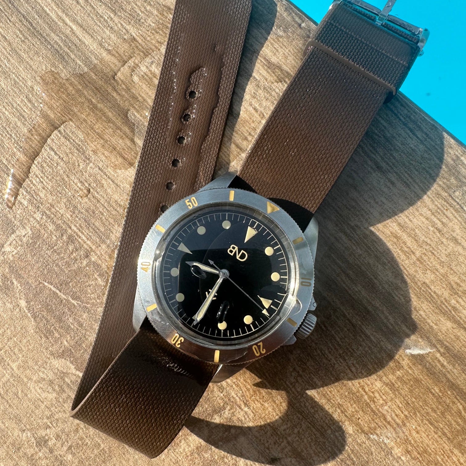 Bracelet FKM une pièce Marron